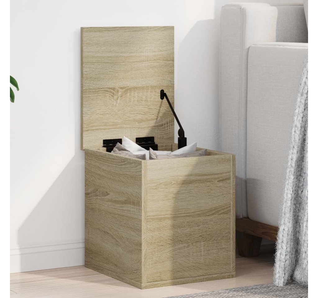 furnicato Aufbewahrungsbox 30x35x35 cm Sonoma-Eiche Massivholz (1 St)
