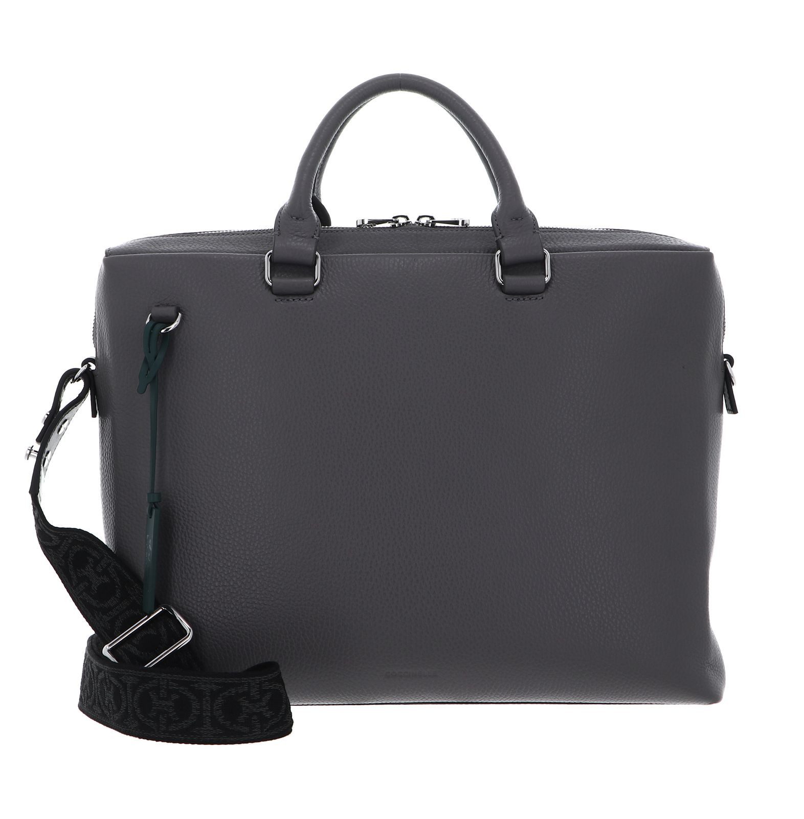 COCCINELLE Businesstasche Man Briefcase Grained Leather, aus echtem Leder