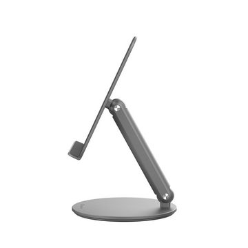 ADAM elements PAD 360, Faltbarer Aluminium Ständer für Tablets / iPad, Grau Tablet-Halterung, (Tablets und iPad Modelle in allen Größen)