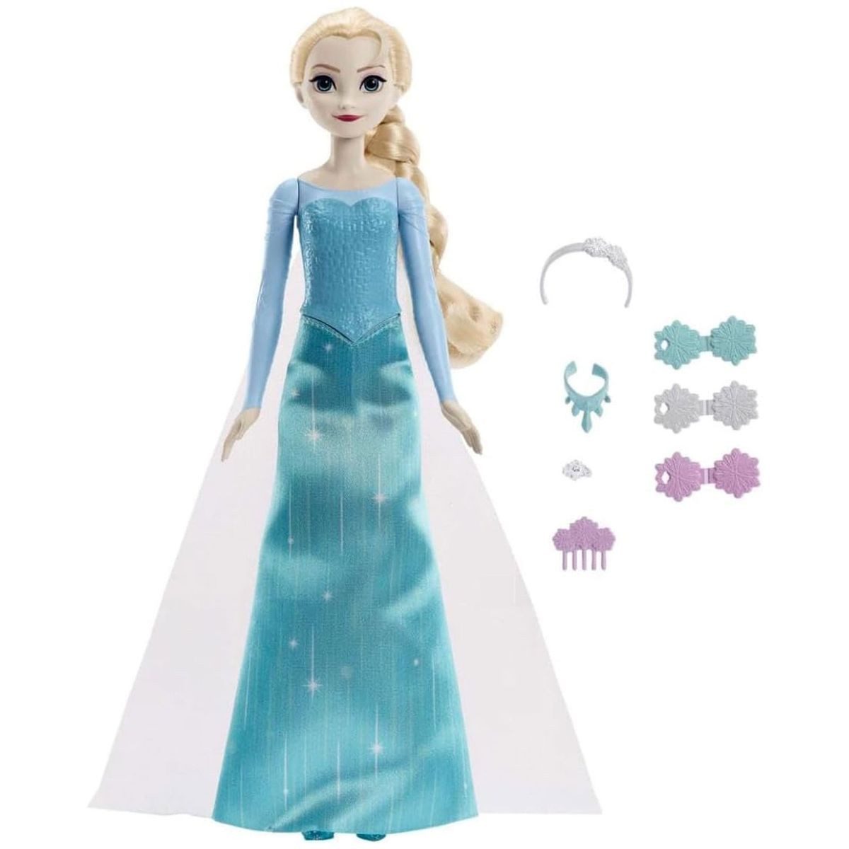 Mattel® Anziehpuppe Mattel HMD56 - Disney Frozen - Die Eiskönigin Ankleidespaß Elsa mit
