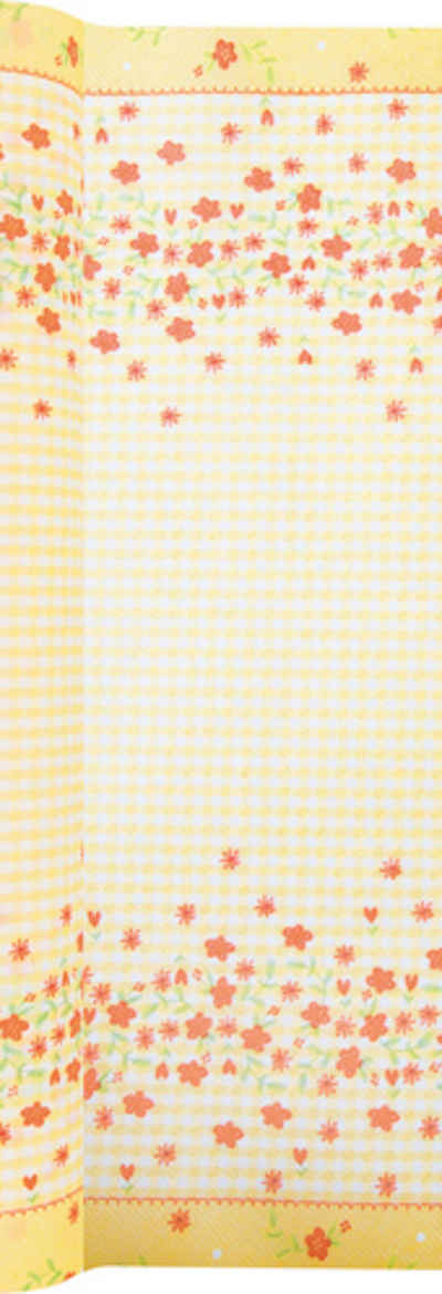 HOME FASHION Konfetti »Airlaid Tischläufer Petty yellow 490 cm x 40 cm/1«