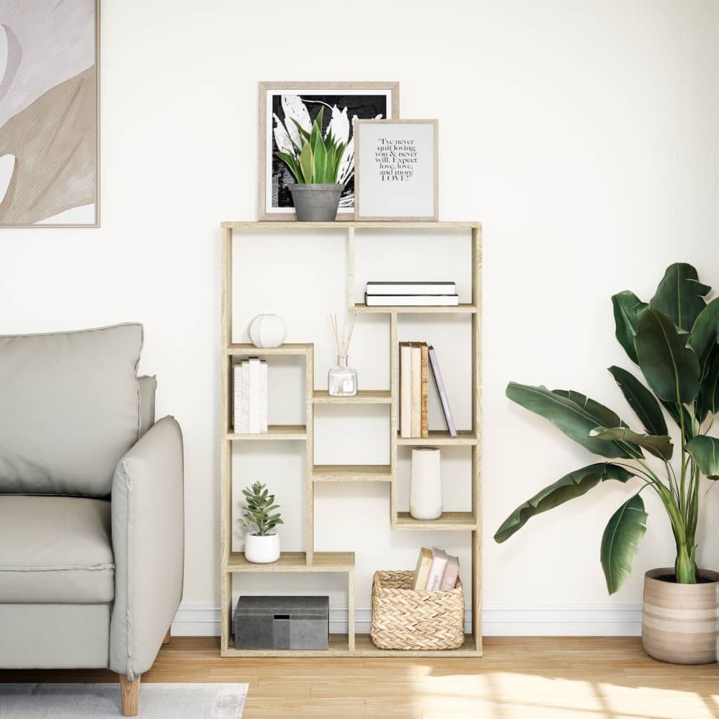 vidaXL Bücherregal Bücherregal Sonoma-Eiche 72x20x120 cm günstig online kaufen