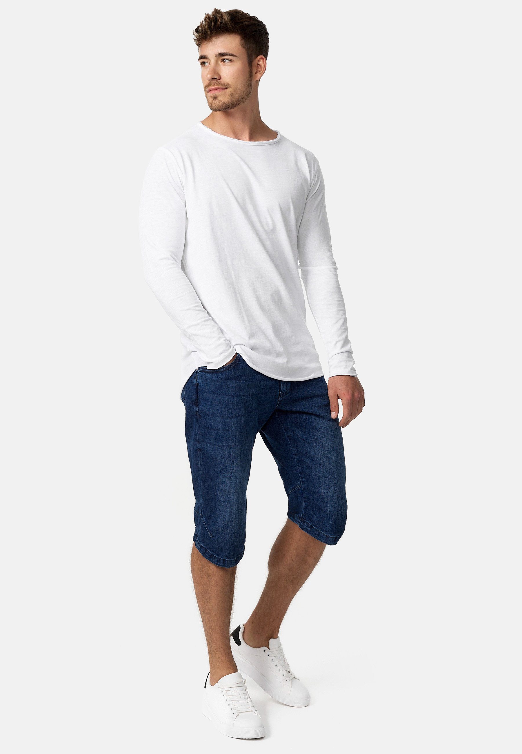 INDICODE Jeansshorts Herren Jaspar Jeans Shorts Herrenshorts Herren Denim Stretch Shorts – Bild 5 von 5