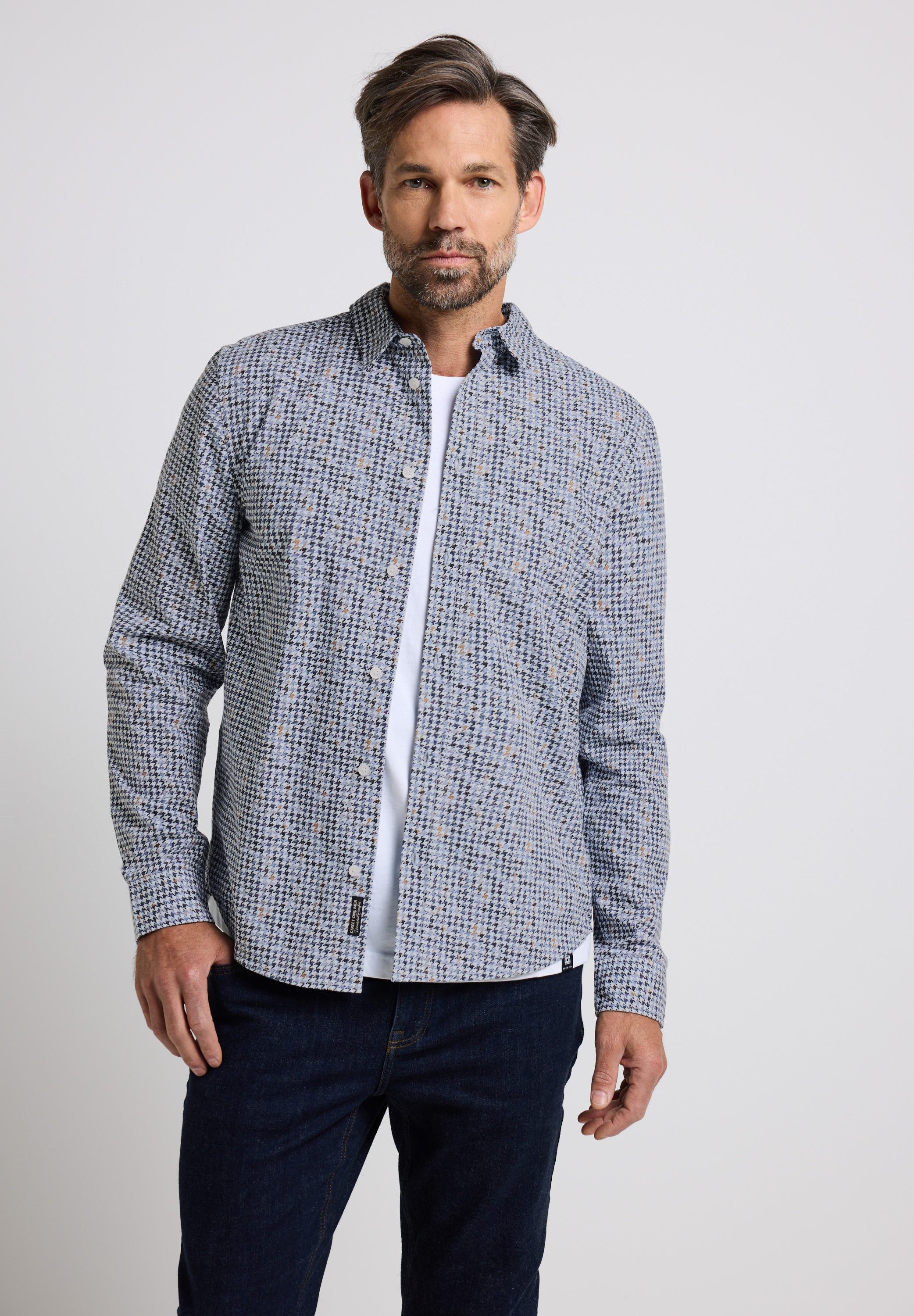 STREET ONE MEN Karohemd aus reiner Baumwolle günstig online kaufen