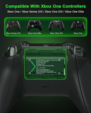 HYTIREBY Akku für Xbox One/Xbox Series S/Xbox Series X/Xbox Elite Controller Zubehor für Xbox Contoller