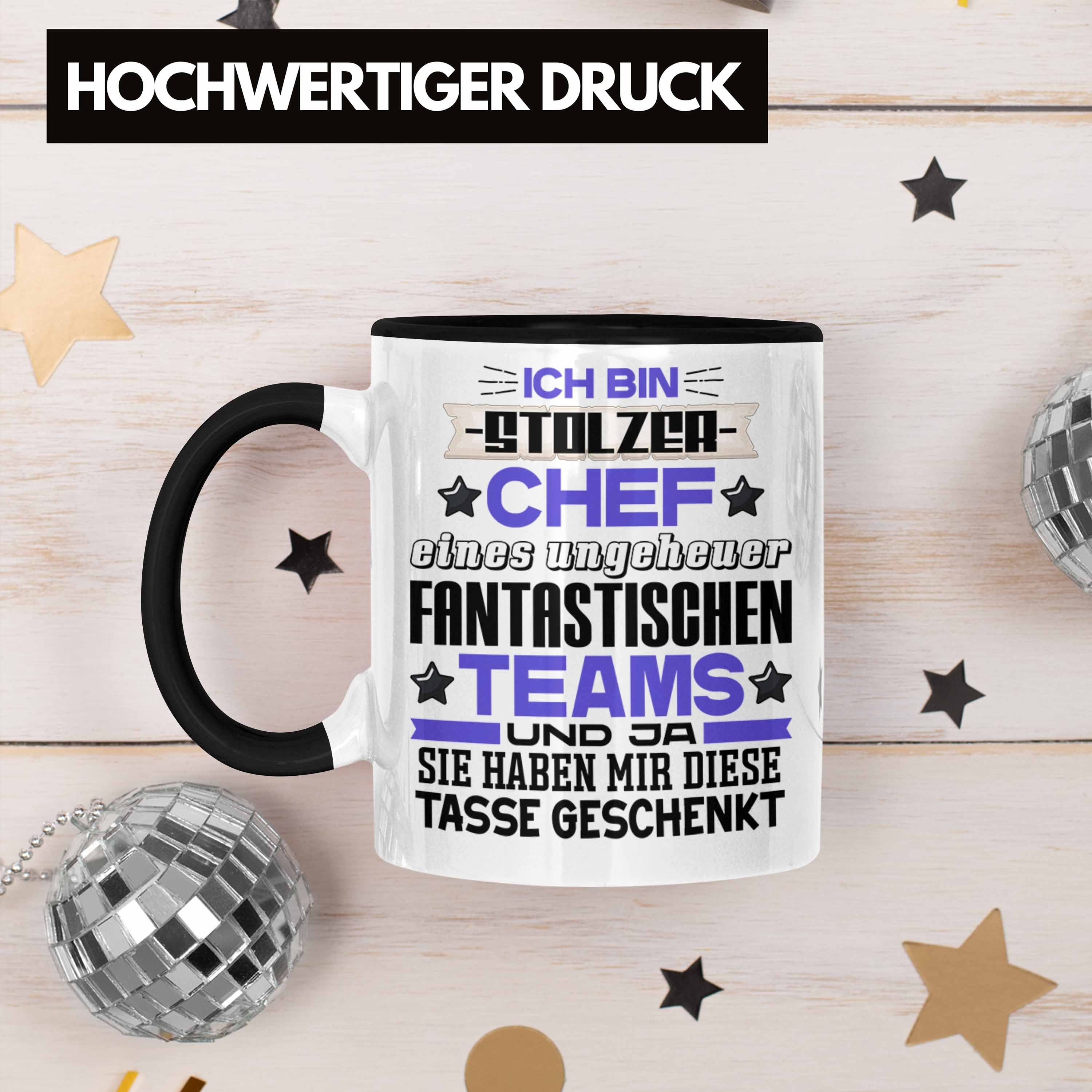 Ich Chef Trendation Fantastisches Tasse Team Schwarz Tasse Ge Stolzer Bin Bester Chef Geschenk