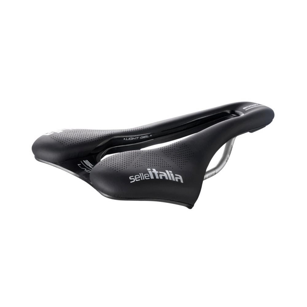 Selle Italia Fahrradsattel Selle Italia SLR Boost Lady TI 316 Superflow S3 - schwarzer Damen-Satt