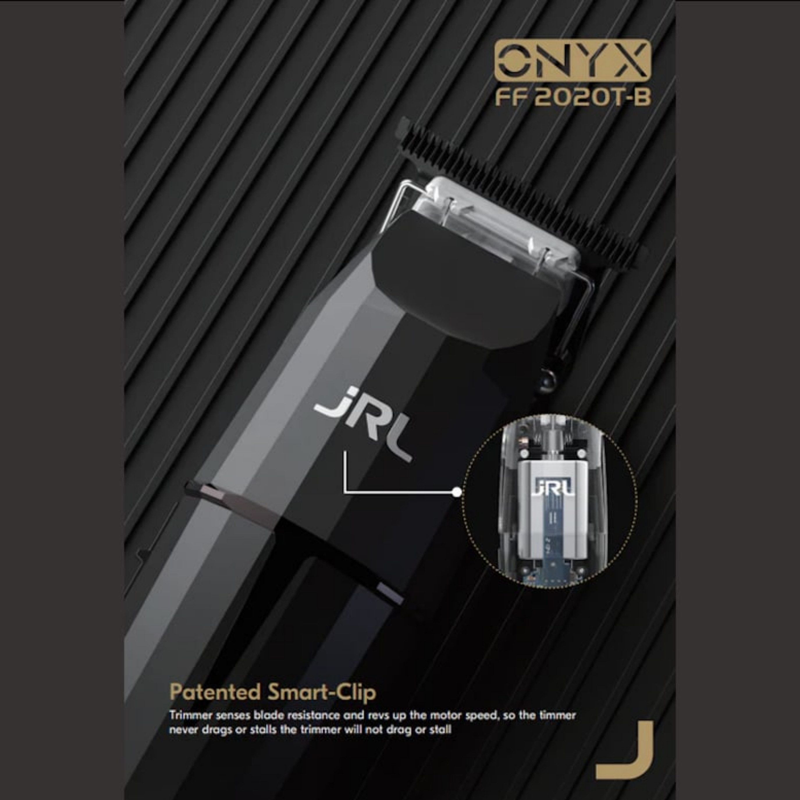 JRL Haarschneider JRL Fresh Fade 2020T-B Onyx Trimmer – Bild 4 von 5