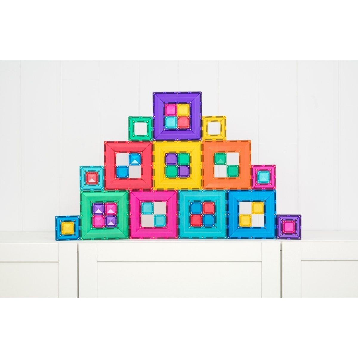 Connetix Magnetbausteine Set 48 Teile für 3D-Kreativität und STEAM-Förderung Magnetspielbausteine