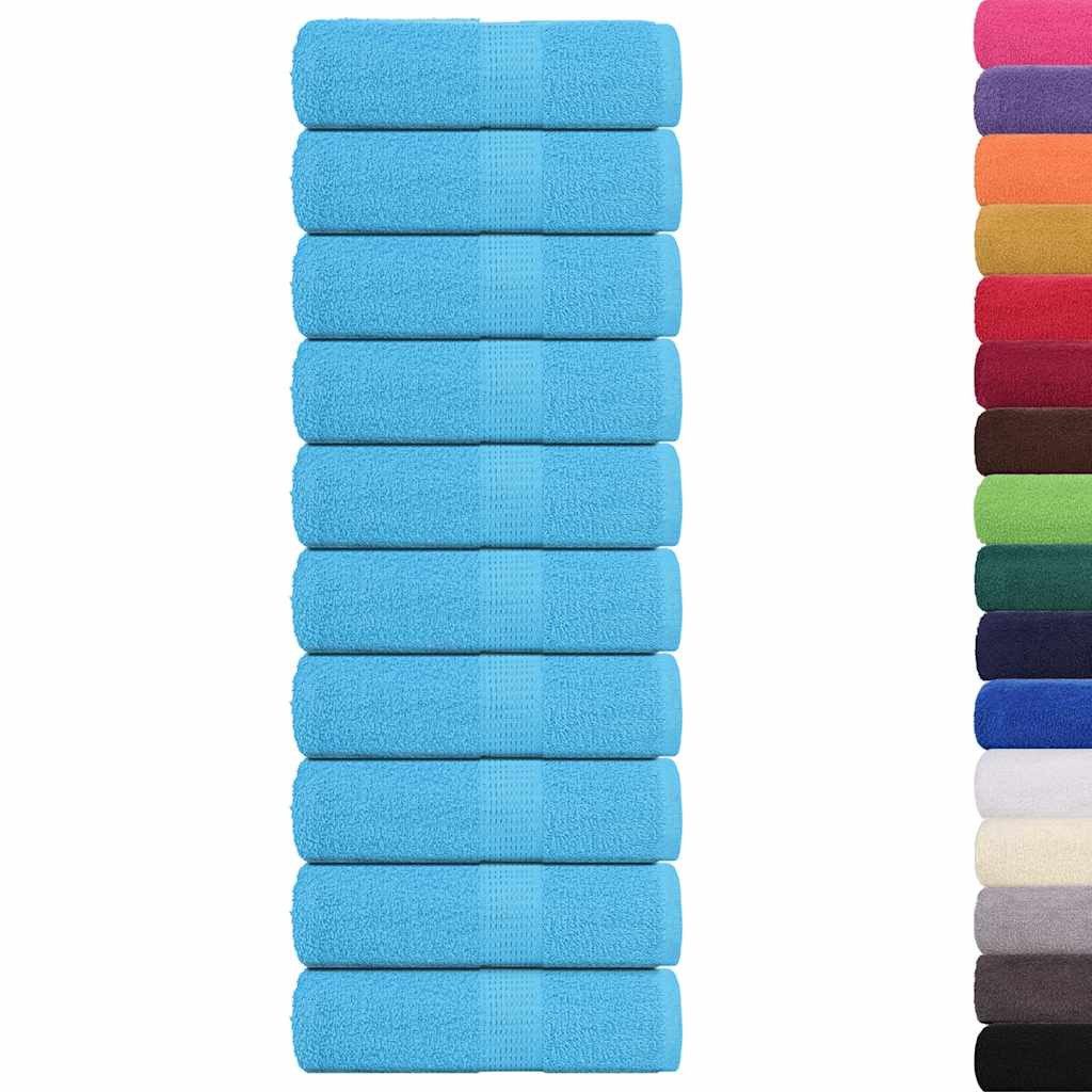 vidaXL Handtuch Seiftücher 10 Stk. Türkis günstig online kaufen