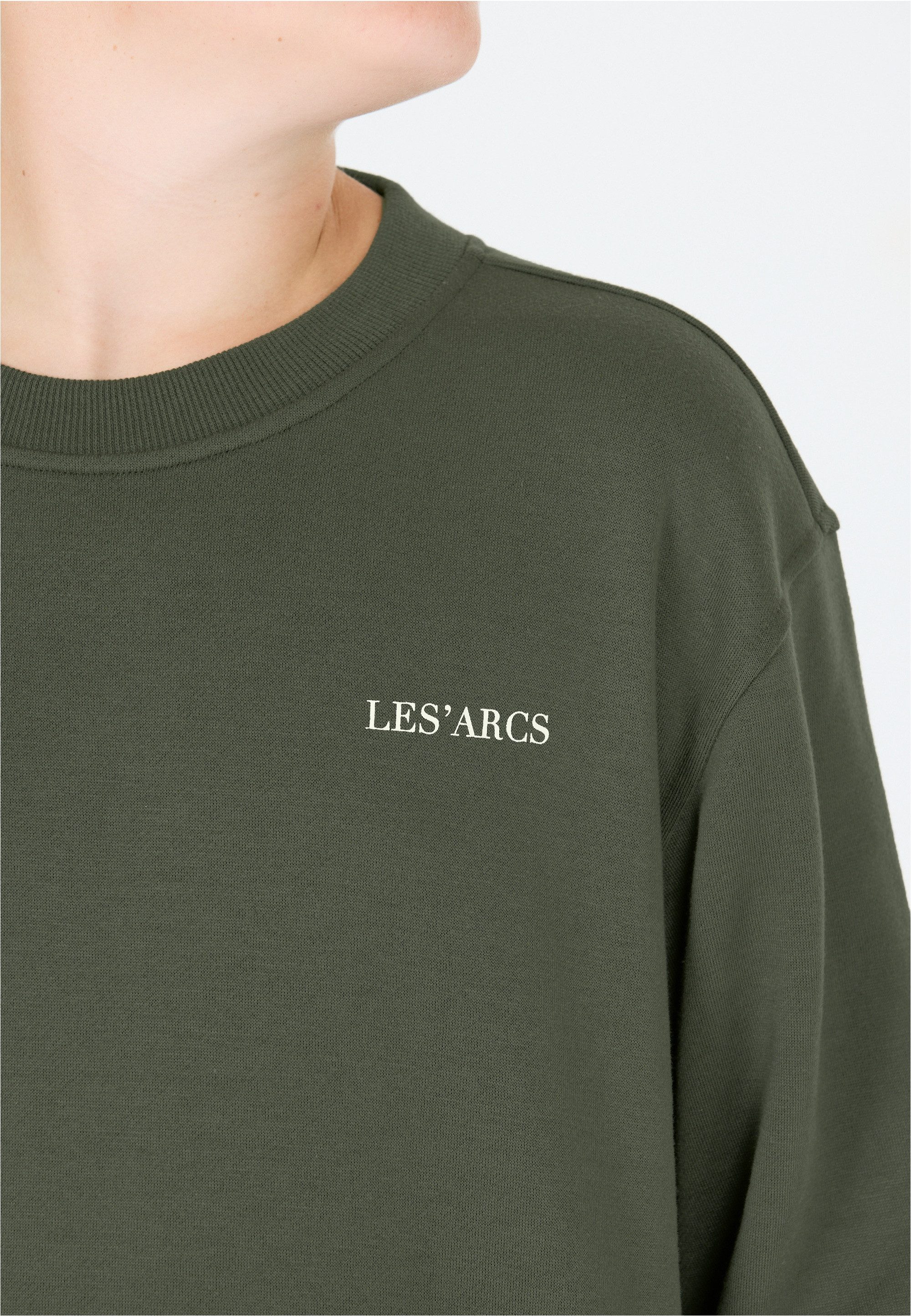 Les'Arcs Sweatshirt Deasach mit stylischem Print und bequemer Passform