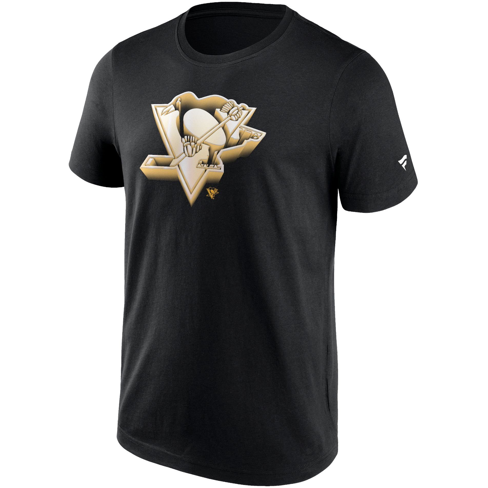Fanatics Print-Shirt CHROME LOGO MLB NHL NFL Teams Pittsburgh Penguins