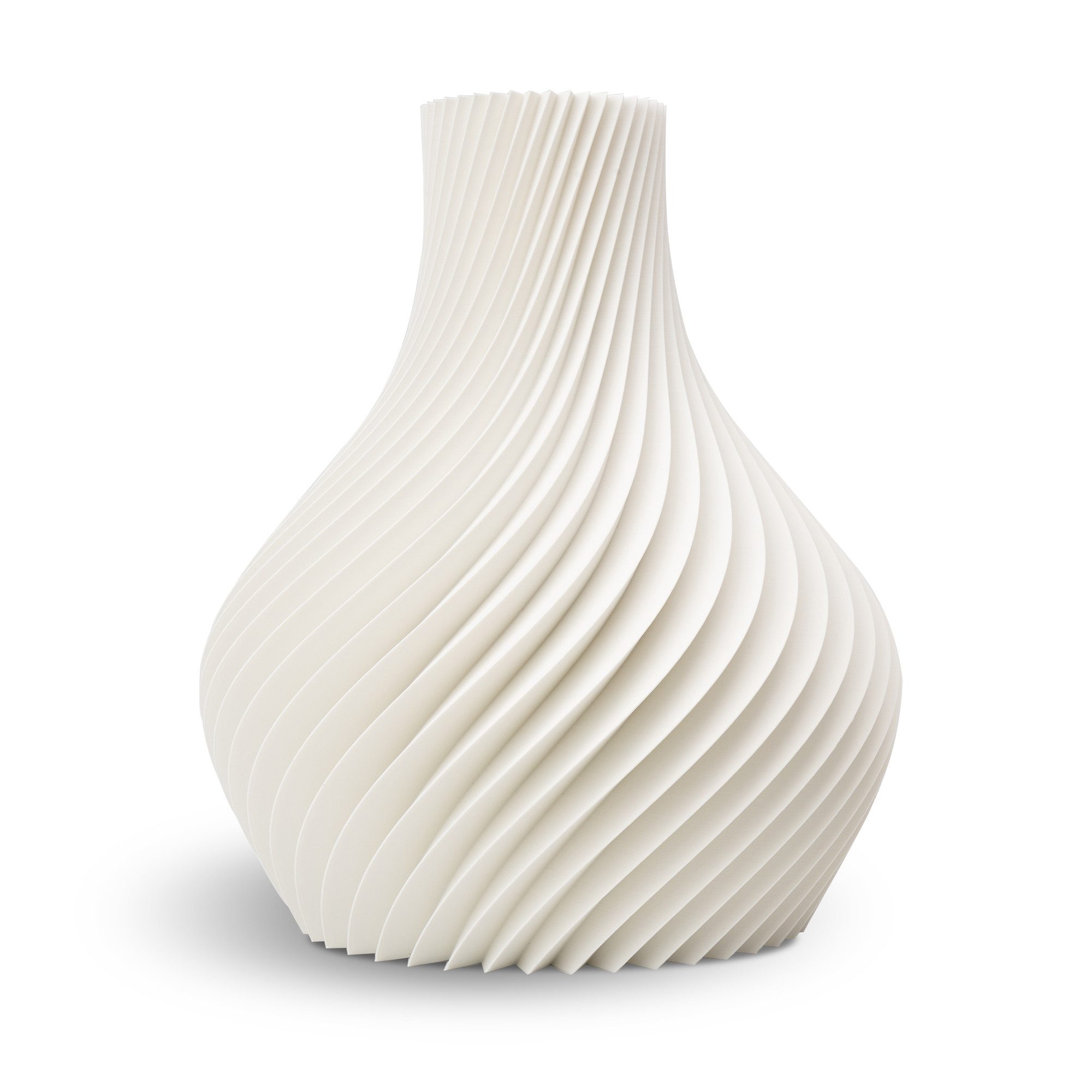 natumo Tischvase Vase Bulba Weiß 24 cm