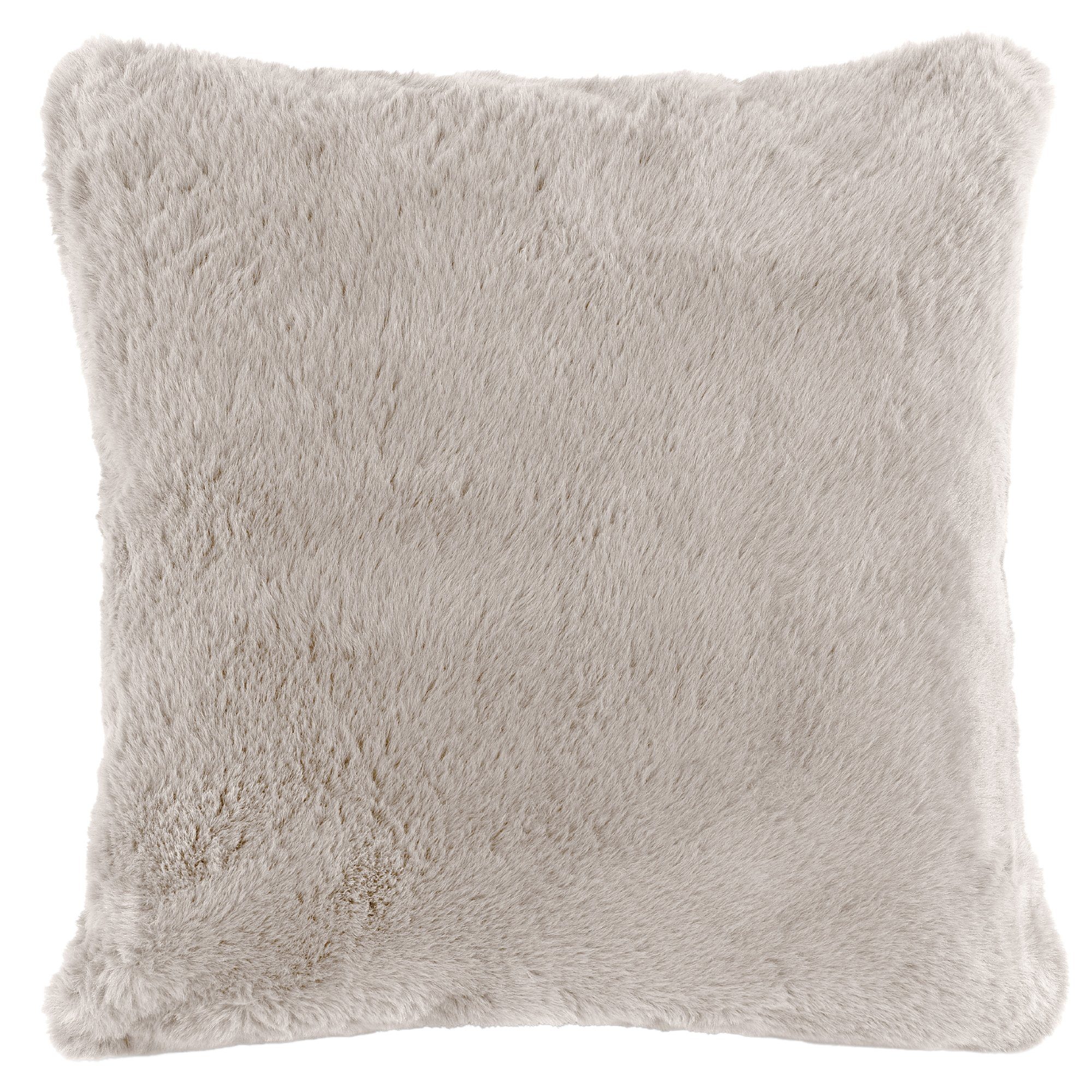 REALLaxx Fellkissen Eliane, 45x45cm, kuscheliges Sofakissen, Bezug inkl. Füllung, waschbar