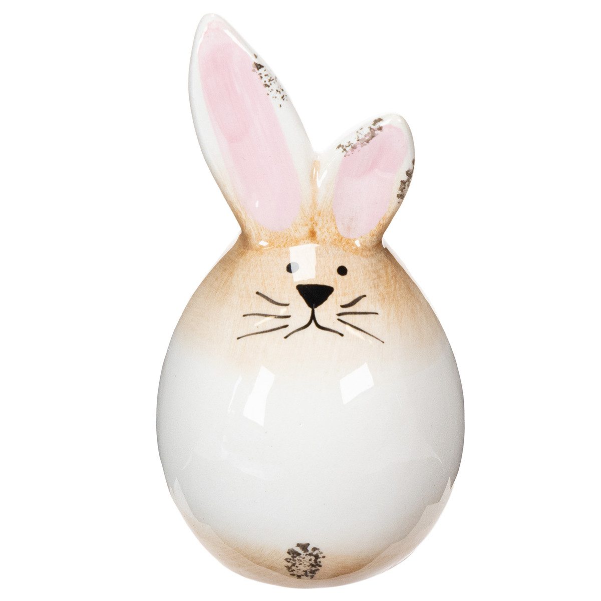 Florists Products Osterhase Keramikfigur Osterhase als Ei für Frühlings- und