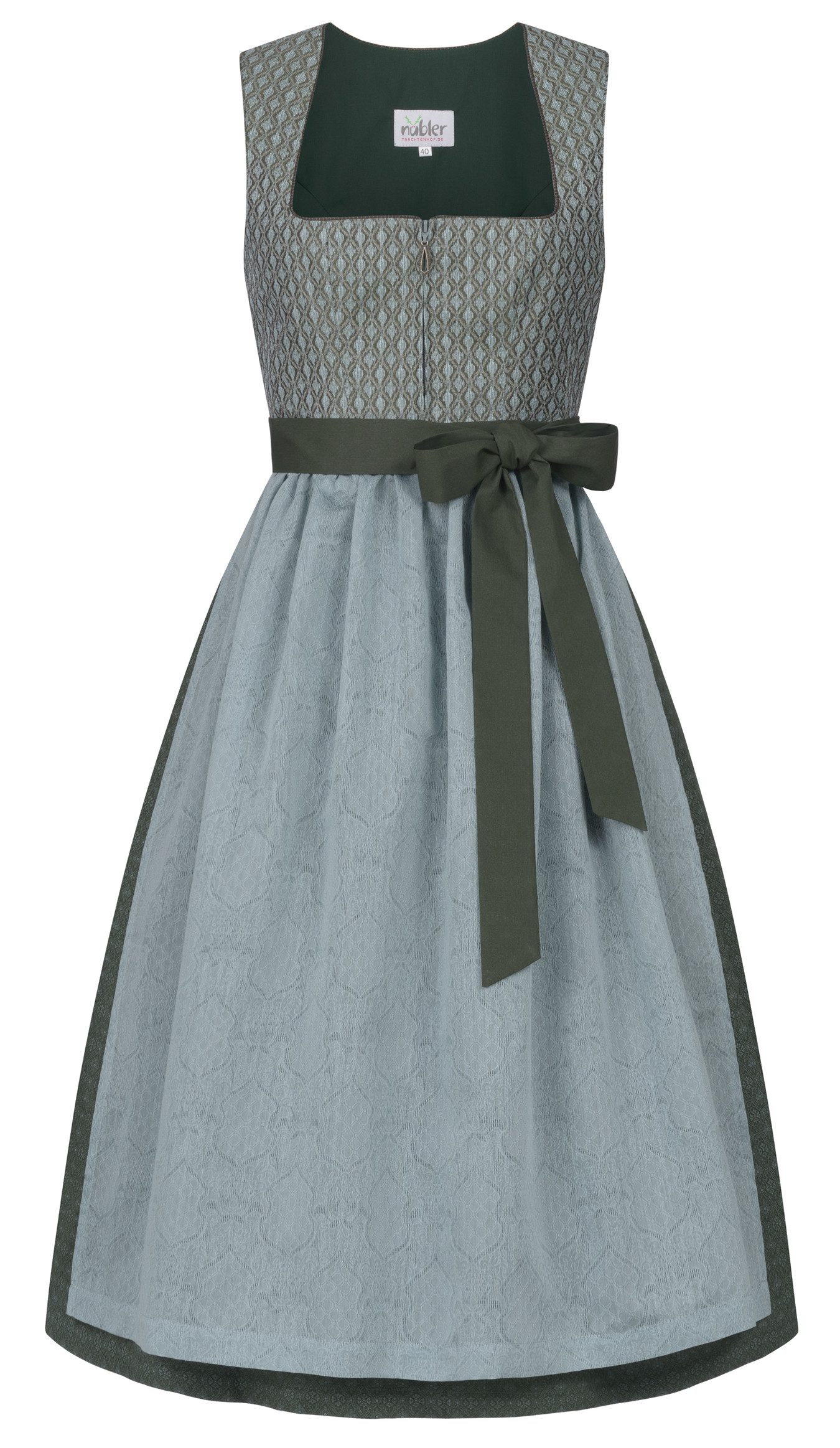 Dirndl Dirndl Grenada lang in Grün von Nübler