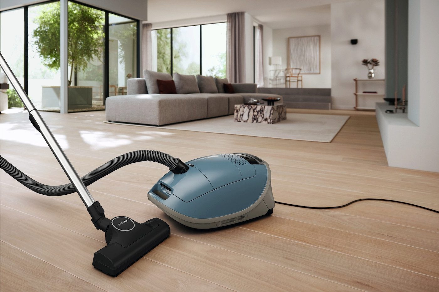 Guard M1 Flex Bodenstaubsauger nordicblau, mit Beutel, 4,5 l Staubvolumen, 11 m Reichweite