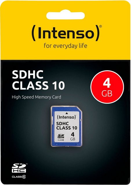 Intenso »SDHC Class 10« Speicherkarte (4 GB, Class 10)  - Onlineshop OTTO