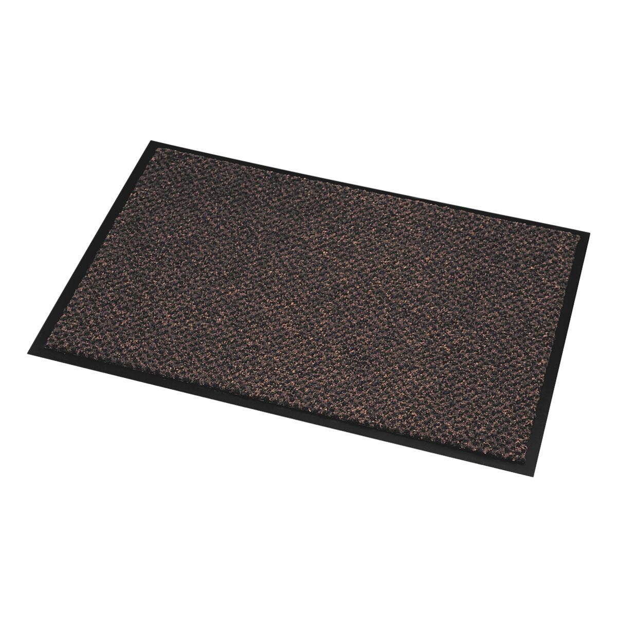 Fußmatte, PAPERFLOW, rechteckig, Höhe: 8 mm, Mikrofaser braun