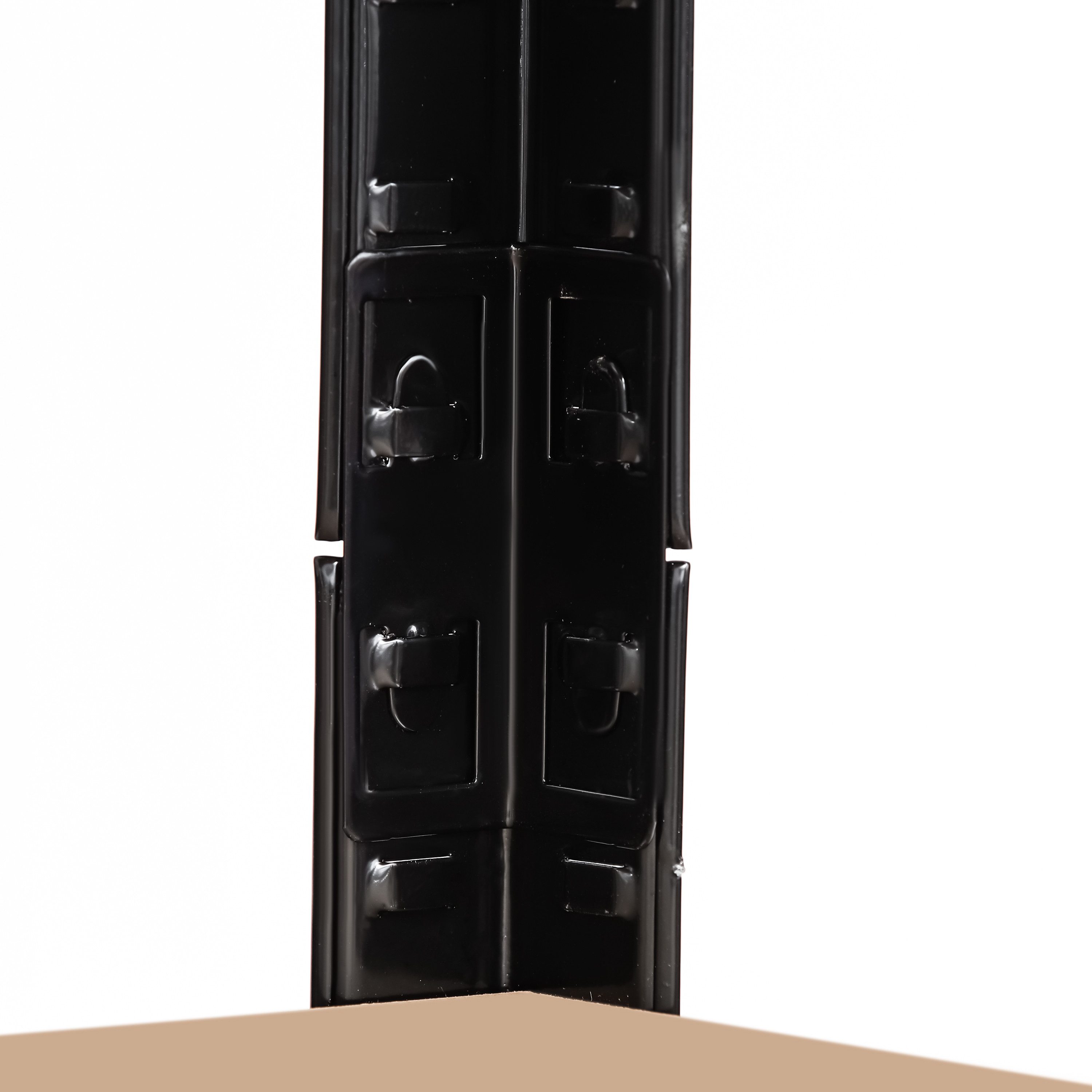 SCHULTE Regalwelt Schwerlastregal 4 MDF-Böden, 180×90×40 cm, 90 kg/Boden, schwarz