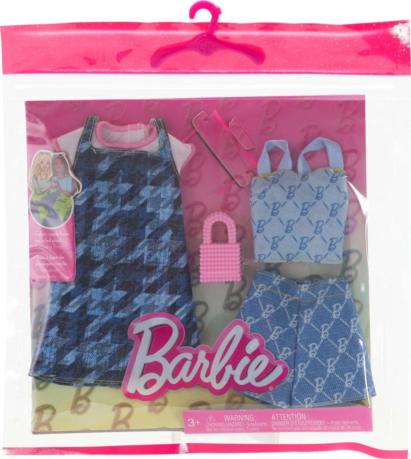 Mattel® Anziehpuppe Barbie Fashions 2er-Pack - Blaues Kleid + Blaues Top un günstig online kaufen