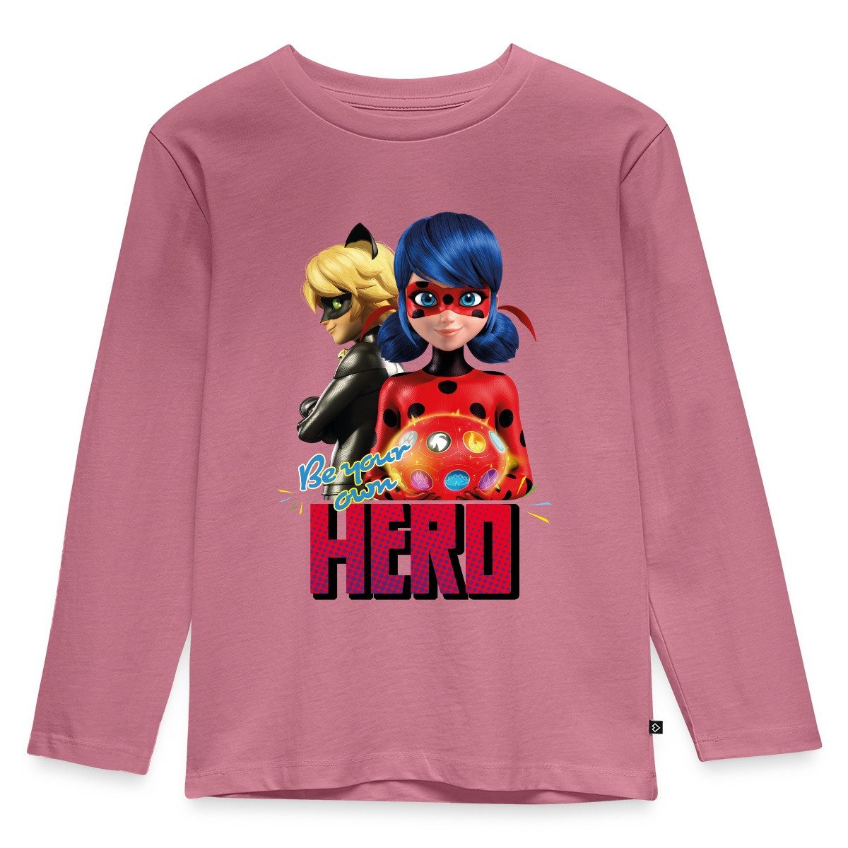 T-Shirt Miraculous Be Your Own Hero Kinder Premium Langarmshirt