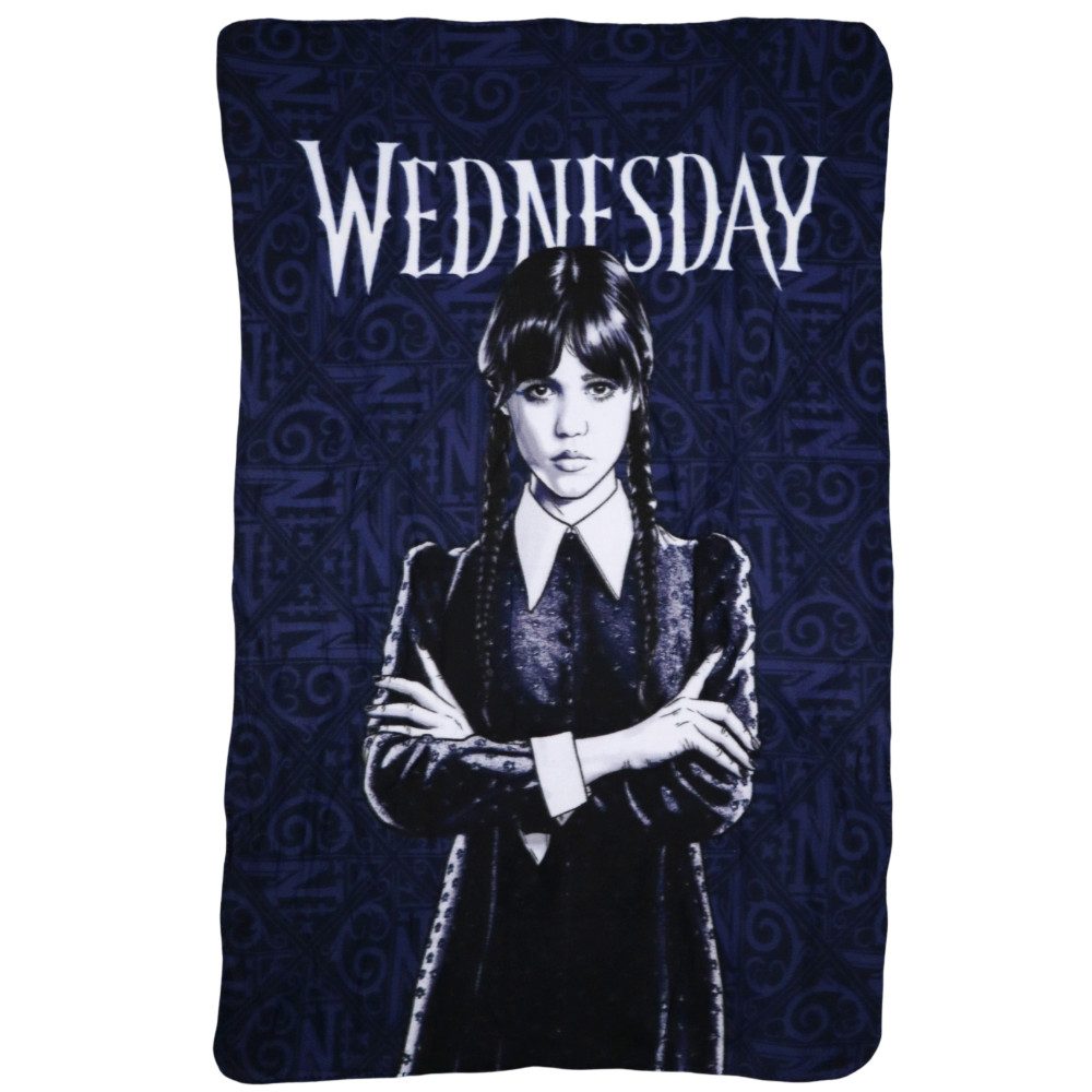 Wohndecke Netflix Wednesday Polar Fleecedecke leichte Kuscheldecke 100x150 günstig online kaufen