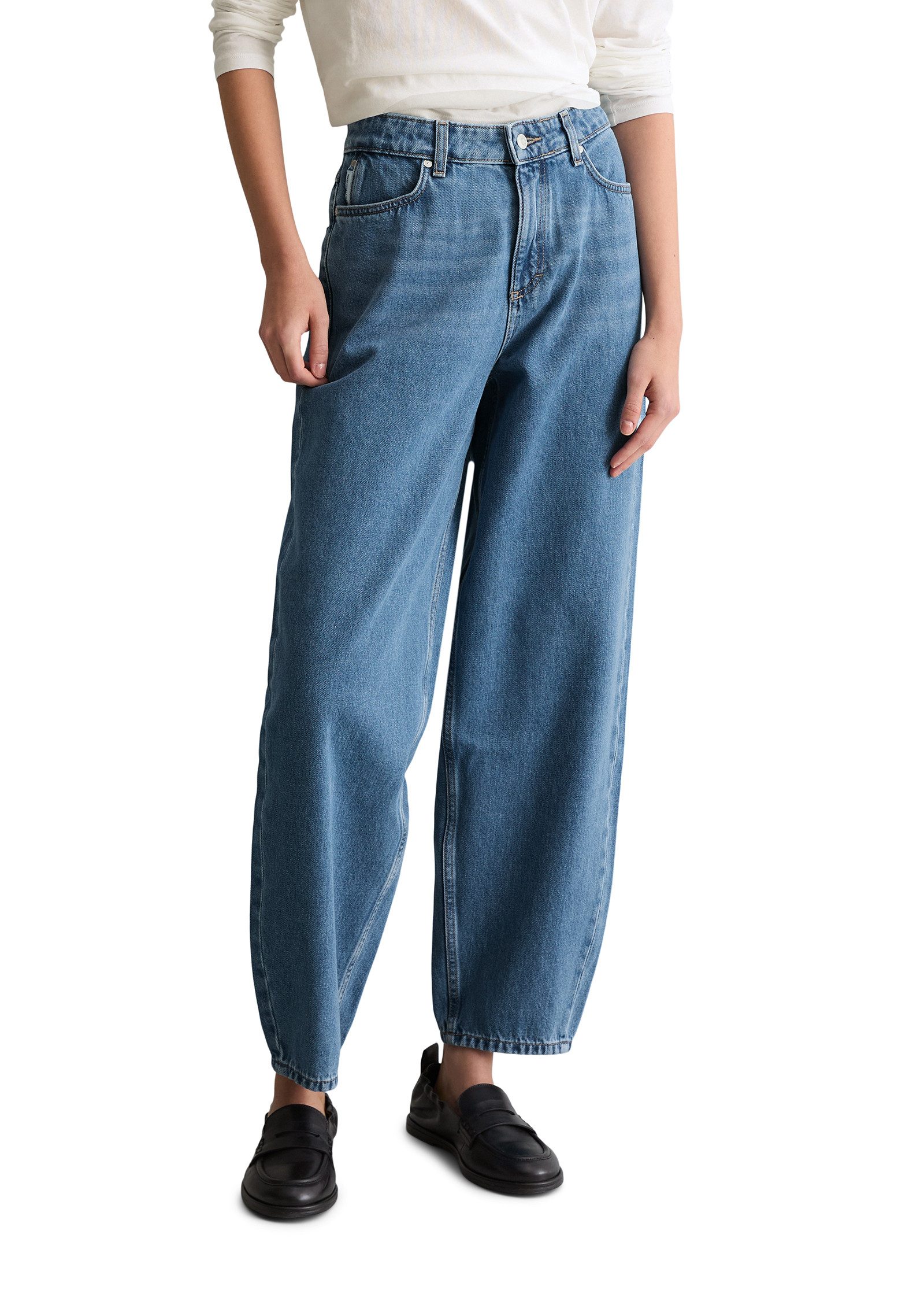 Marc O'Polo DENIM High-waist-Jeans Hohe Leibhöhe, Barrel Leg günstig online kaufen