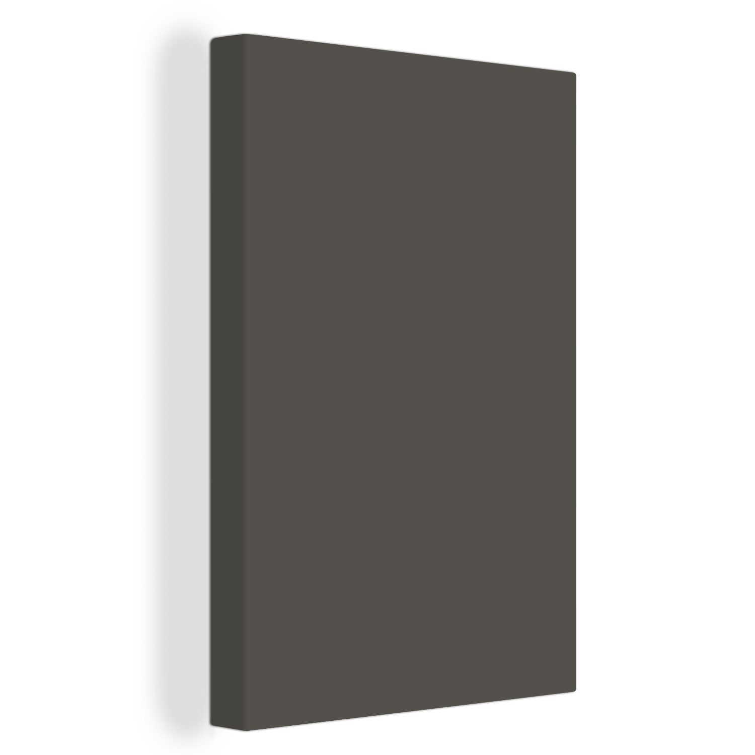OneMillionCanvasses® Leinwandbild Grau - Farben - Einfarbig, Fotodruck (1 St), Leinwand Canvas Wandbild, Wanddekoration 20x30 cm