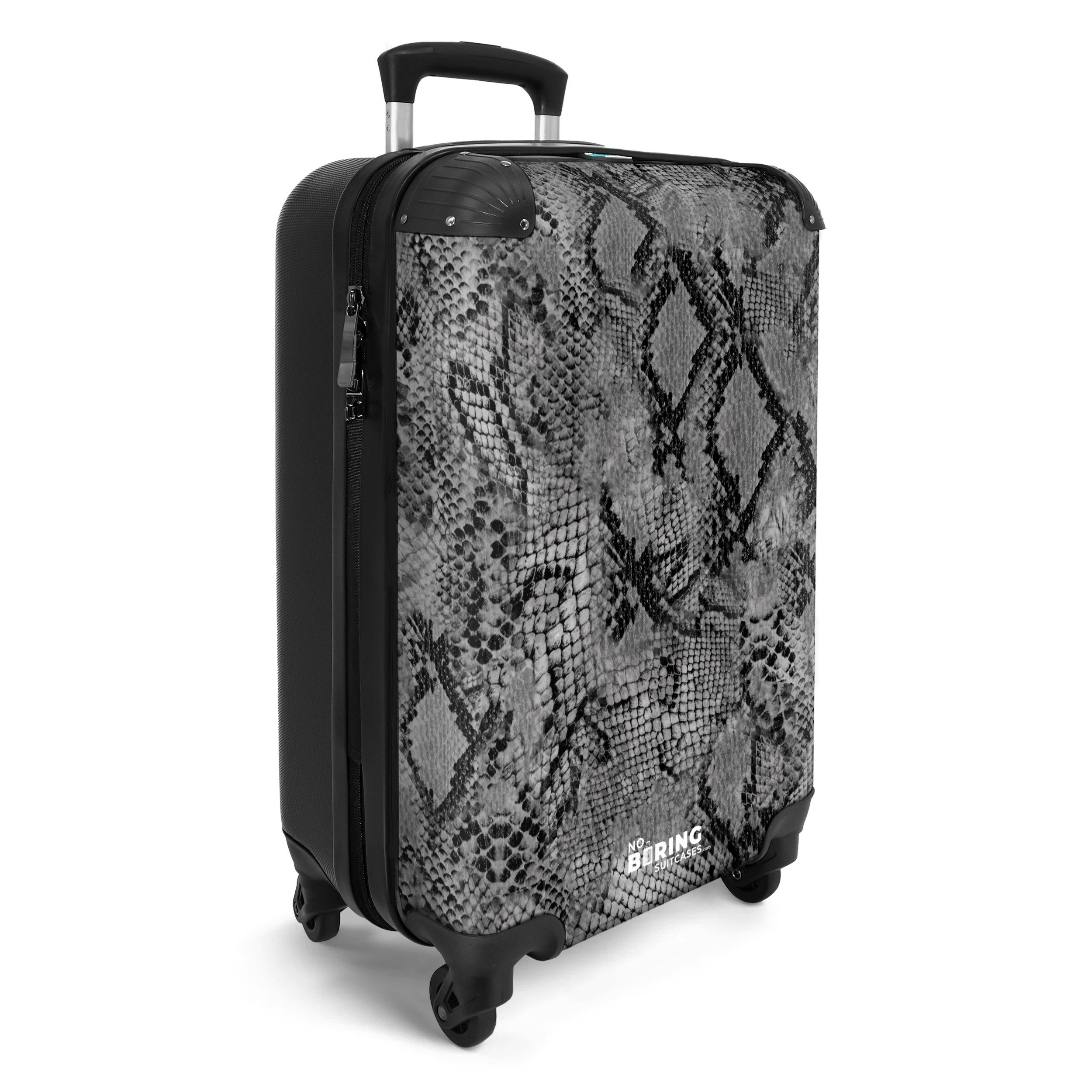 NoBoringSuitcases.com© Hartschalen-Trolley Tiermuster - Schlange - günstig online kaufen