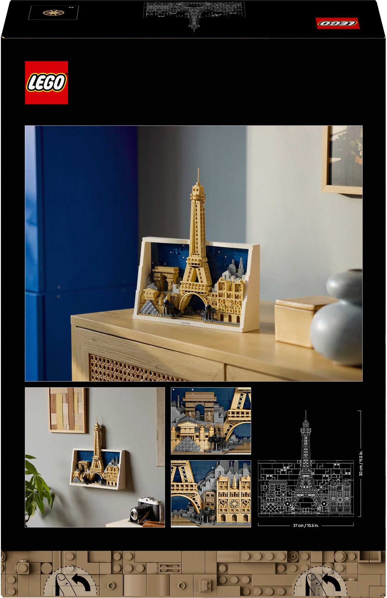 LEGO® Paris – Stadt der Liebe (21064), LEGO Architecture Konstruktionsspiel günstig online kaufen