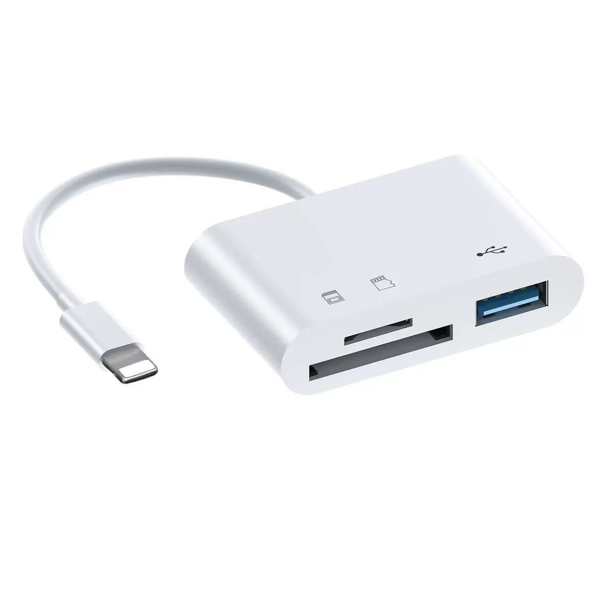 FELIXLEO Speicherkartenleser Speicherkartenleser SD Kartenleser iPhone Lightning SD Lesegerät