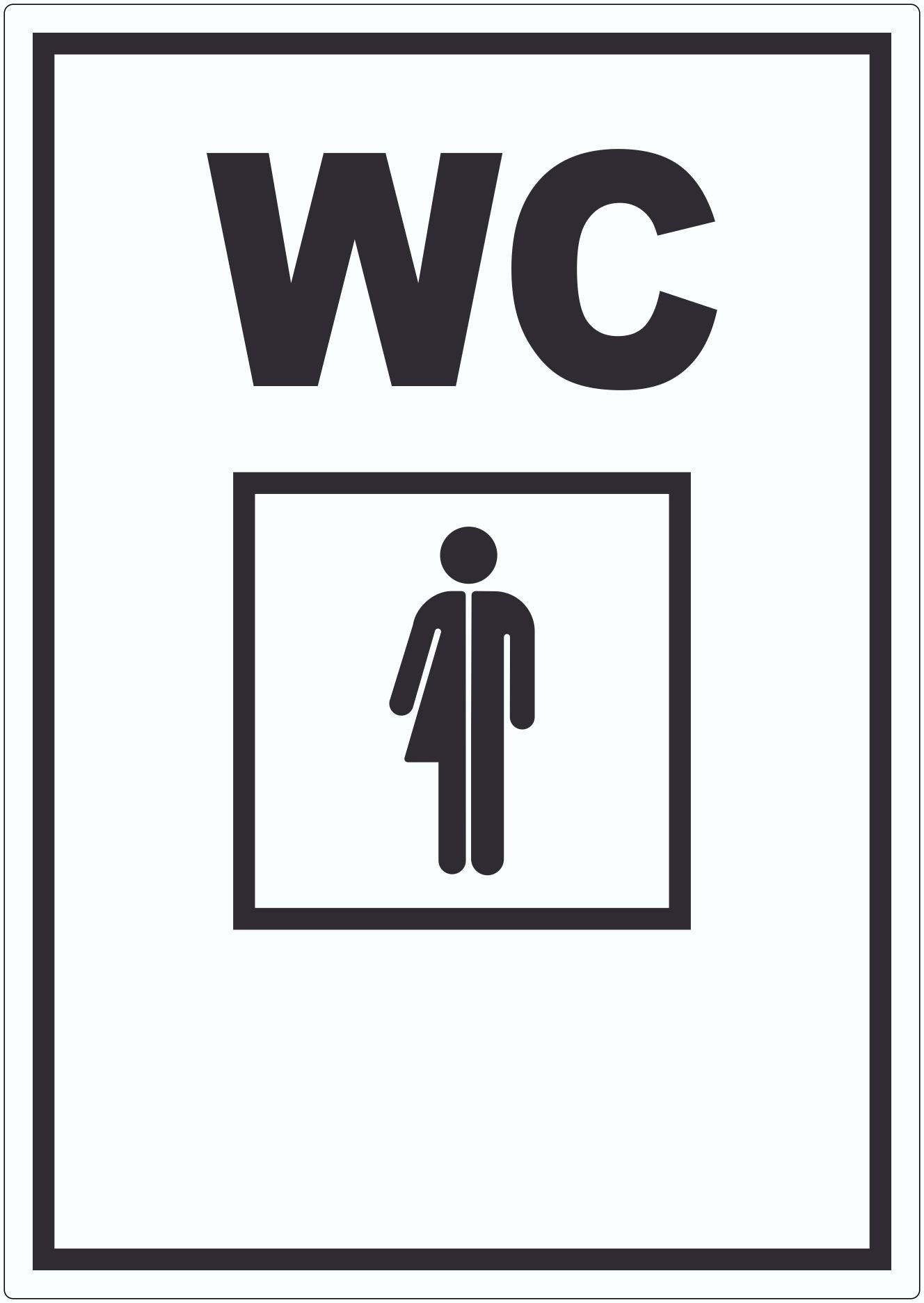 HB-Druck Aufkleber WC Transgender Aufkleber, wetterfest, UV-beständig, kratzfest