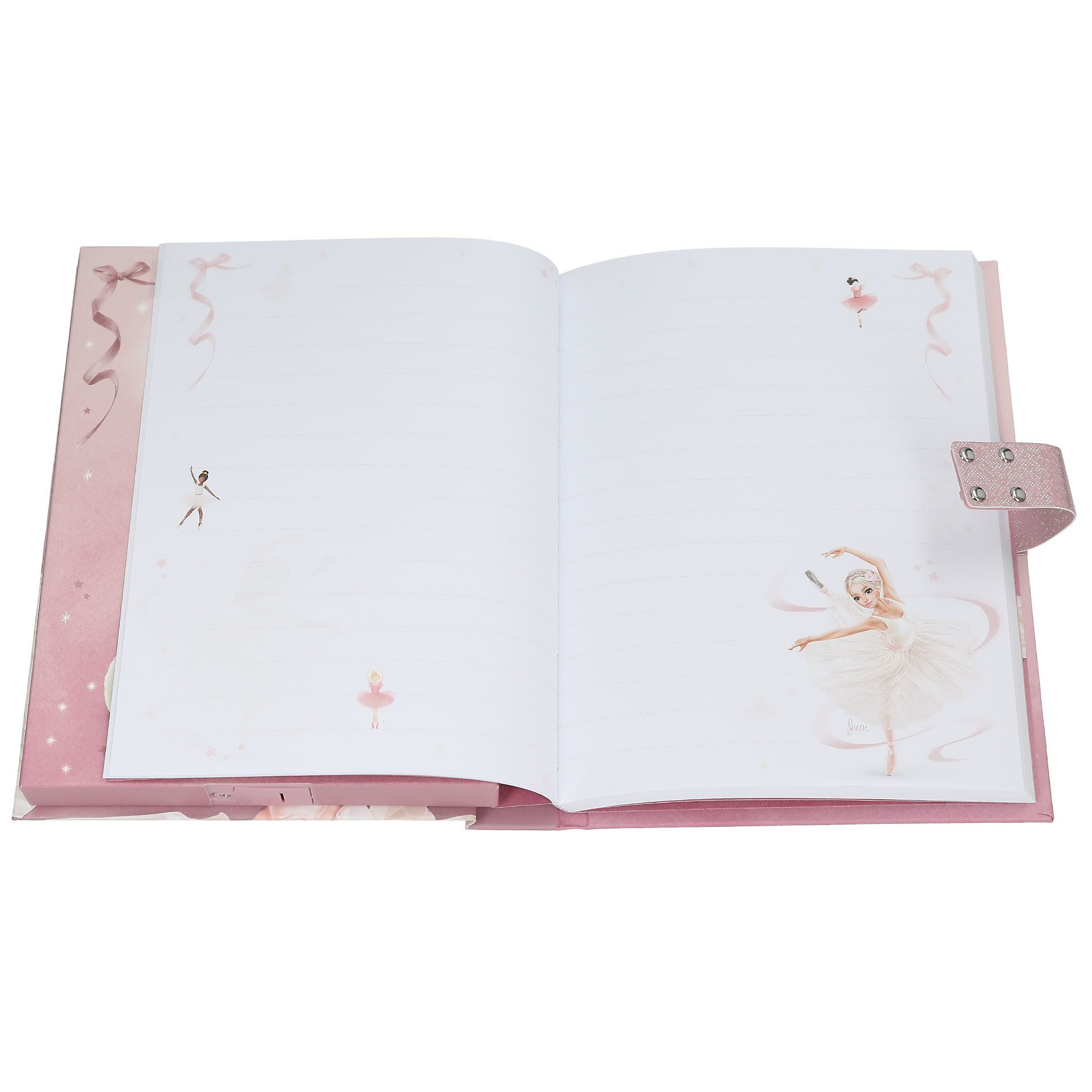 TOPModel Stickerbuch TOPModel Geheimcode Tagebuch BALLET rosa