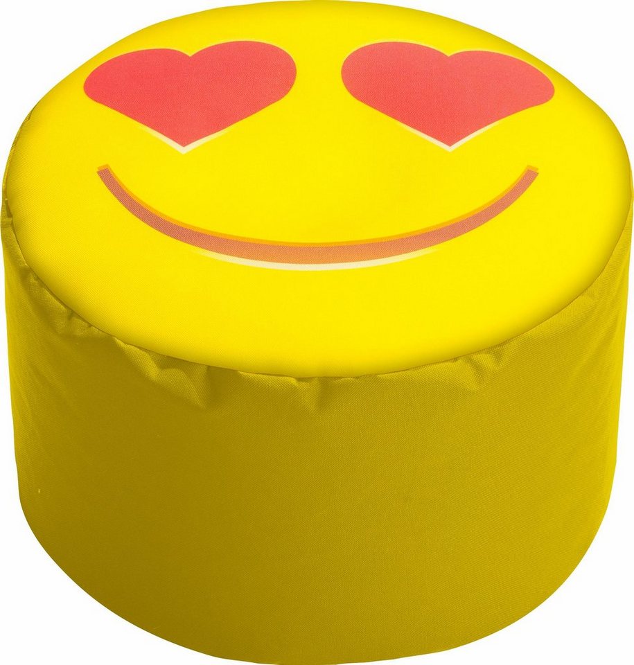 sitting point sitzsack dotcom smile herzaugen