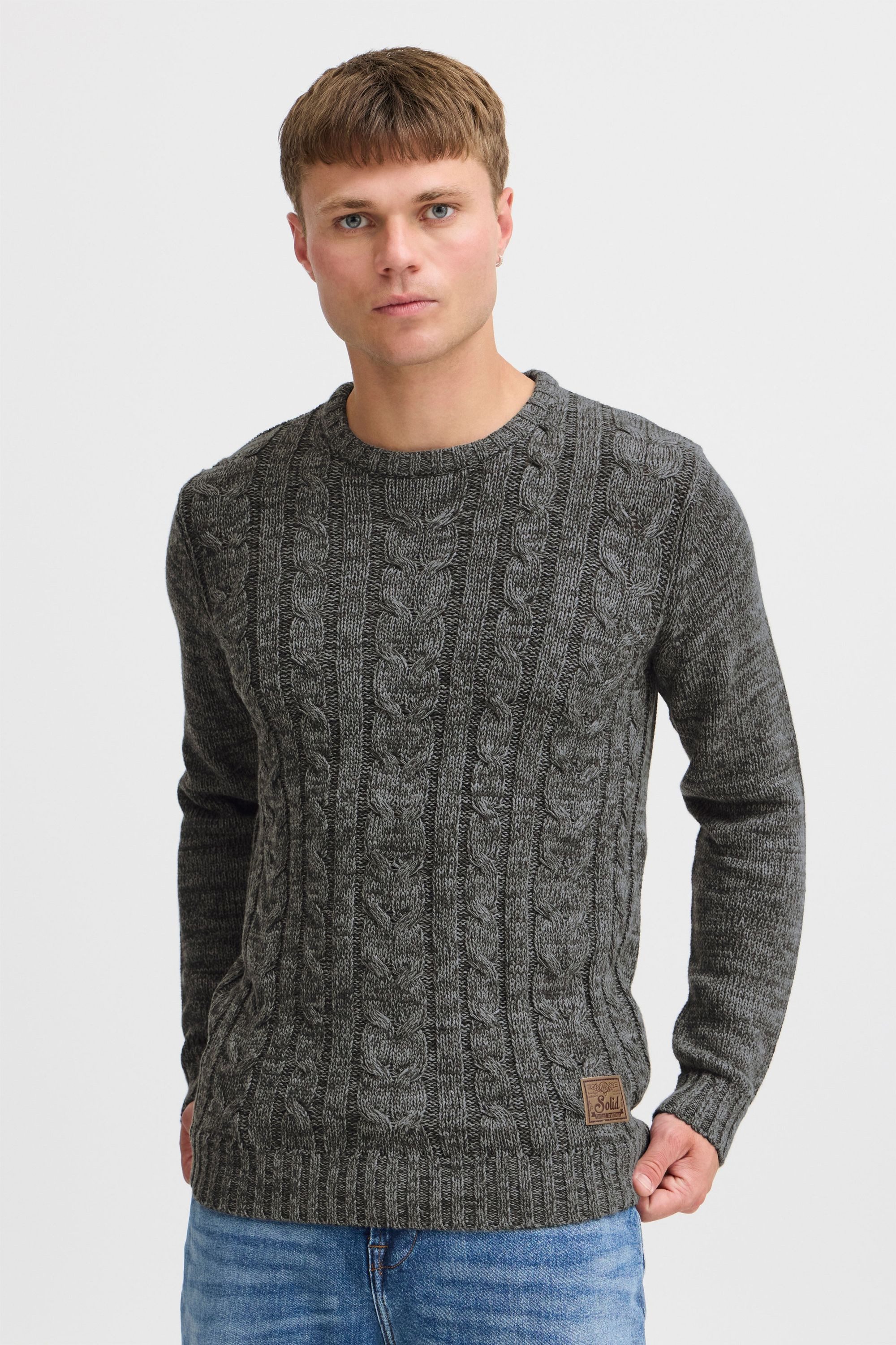 !Solid Strickpullover SDPhilemon Strickpulli mit Zopfstrickmuster günstig online kaufen