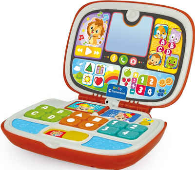 Clementoni® Kindercomputer Baby Clementoni, Baby-Laptop Tierfreunde, mit Licht- und Soundeffekten