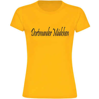 multifanshop T-Shirt Damen Dortmund - Dortmunder Mädchen - Frauen