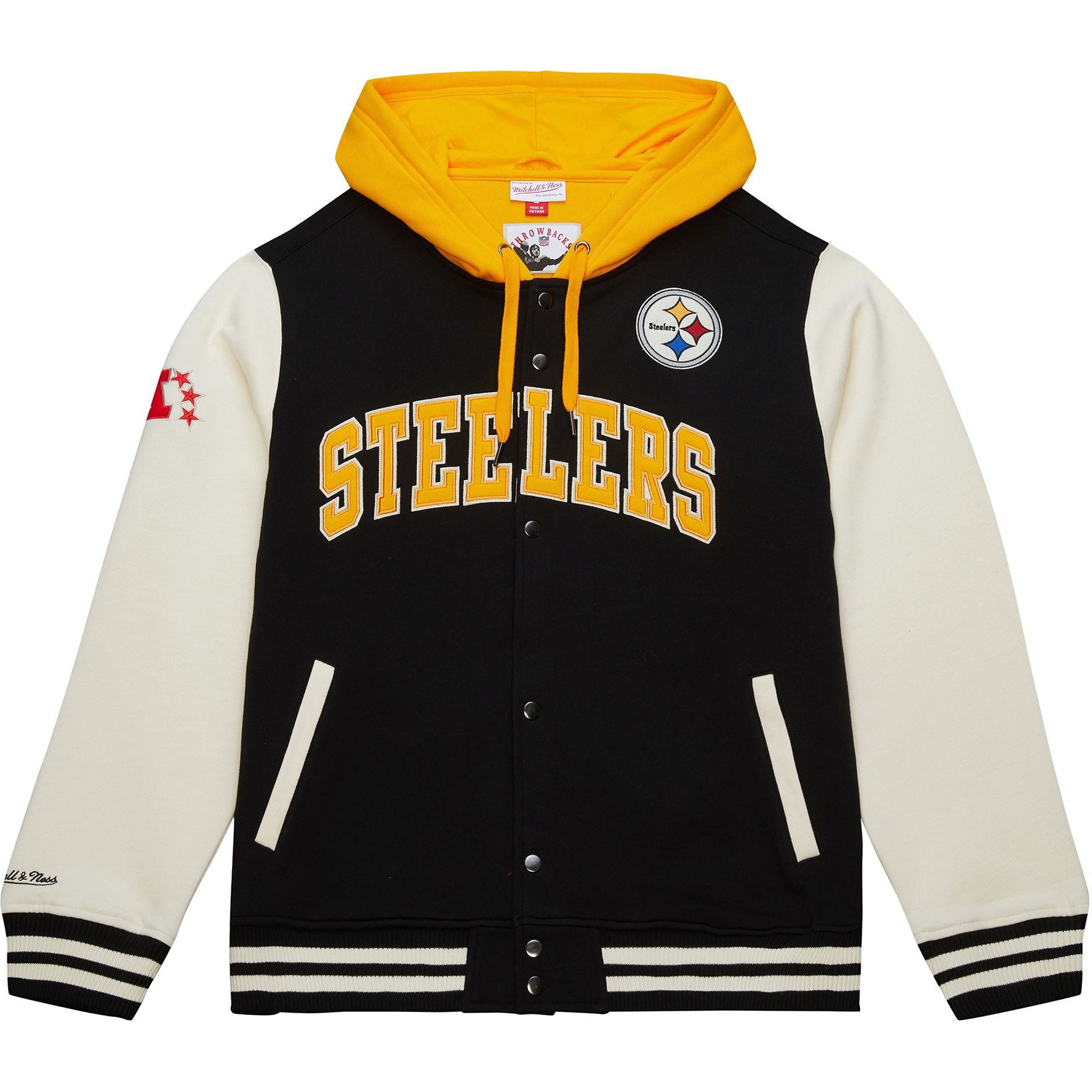 Mitchell & Ness Collegejacke Midweight Pittsburgh Steelers