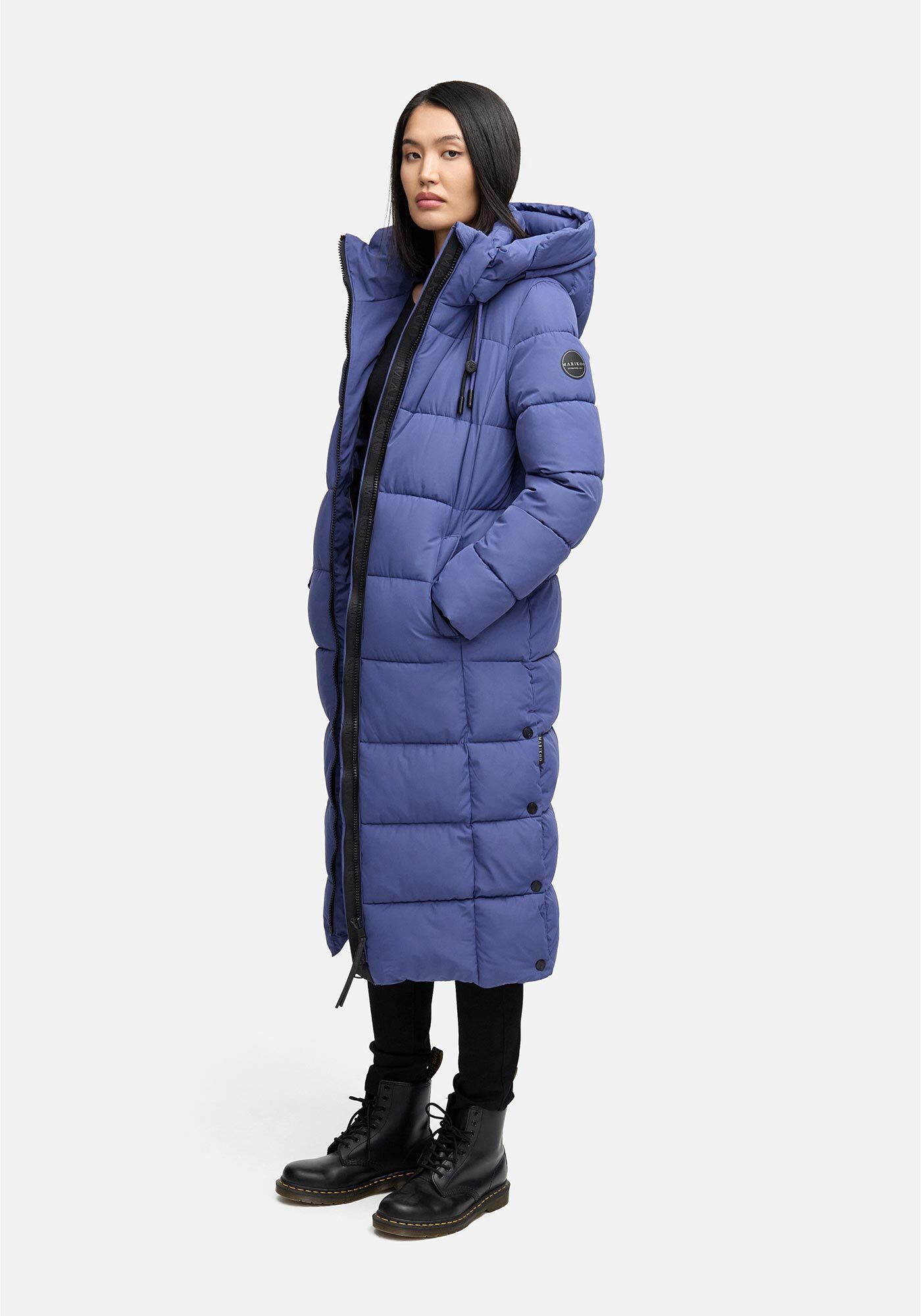 Marikoo Winterjacke Nadeshikoo XIV extra langer Winter Mantel gesteppt
