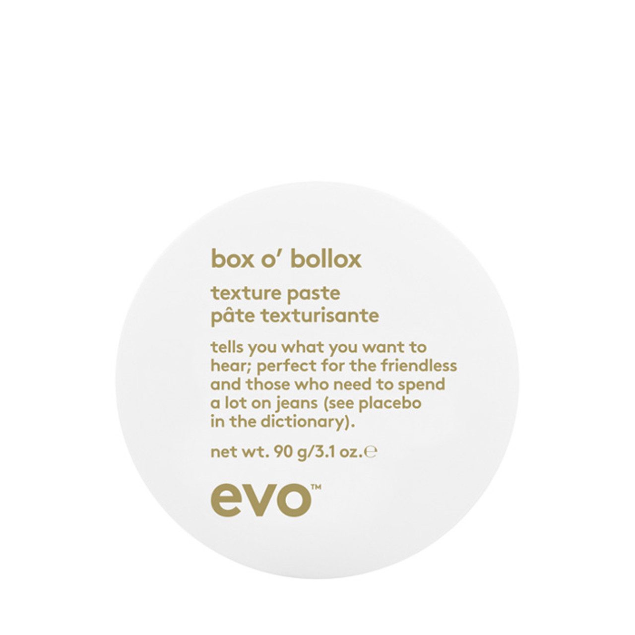 Haarwachs box o' bollox texture paste