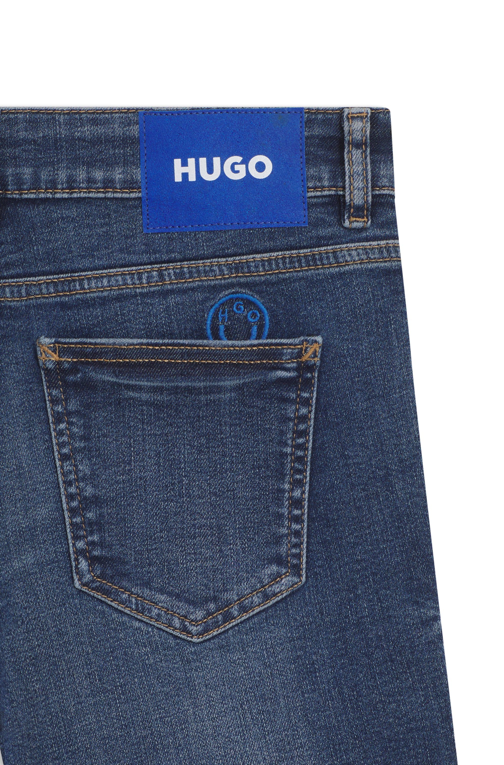HUGO Skinny-fit-Jeans Garuka mit niedriger Leibhöhe