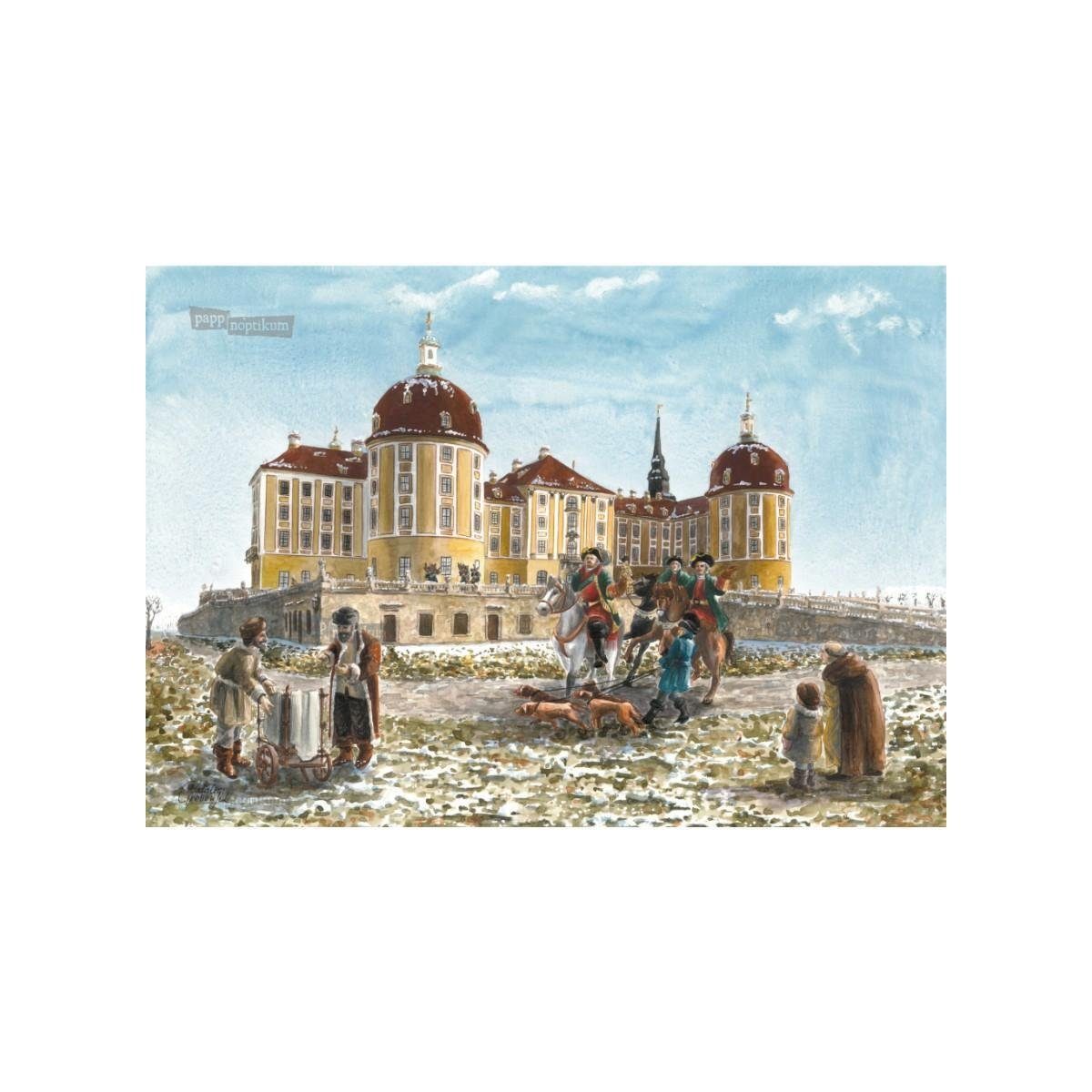 Schloss 1048 (Mini-Adventskalender) Adventskalender Moritzburg pappnoptikum -