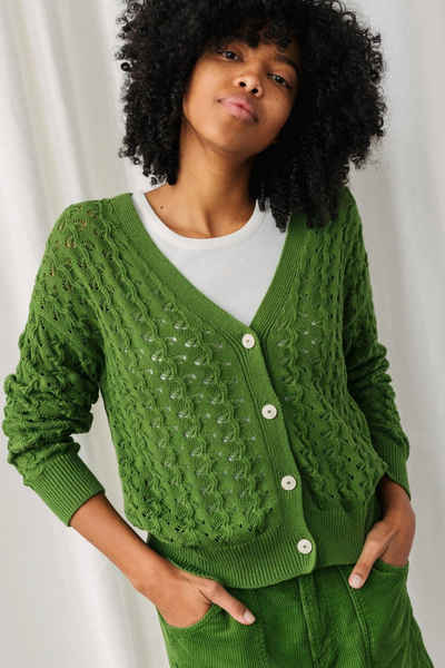 TWOTHIRDS Вязаные свитера Sully - Grass Green weich und aus recycelten Materialien