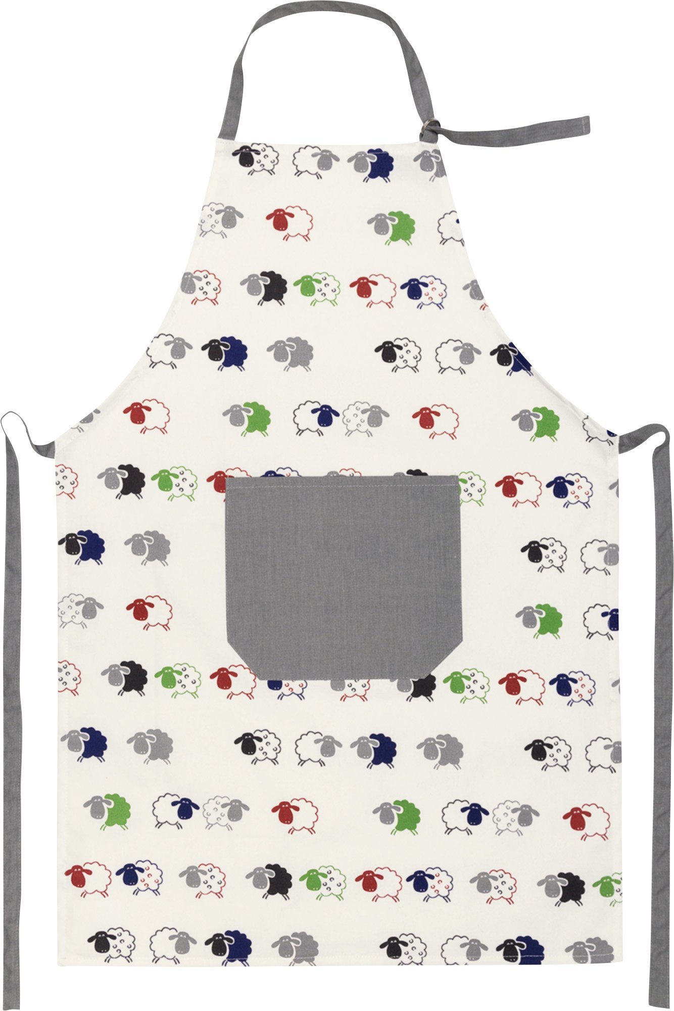 Kracht Kochschürze Schürze "Schäfchen", Baumwolle Motiv