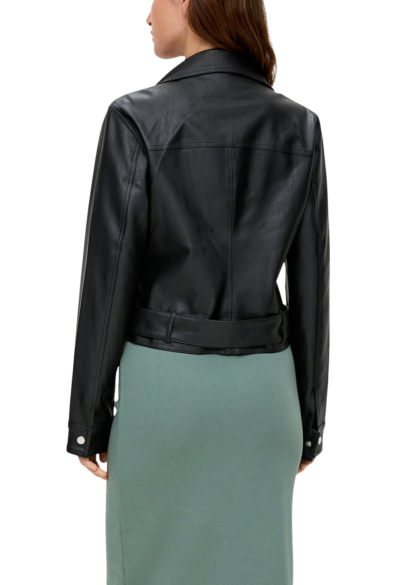 Lederimitatjacke