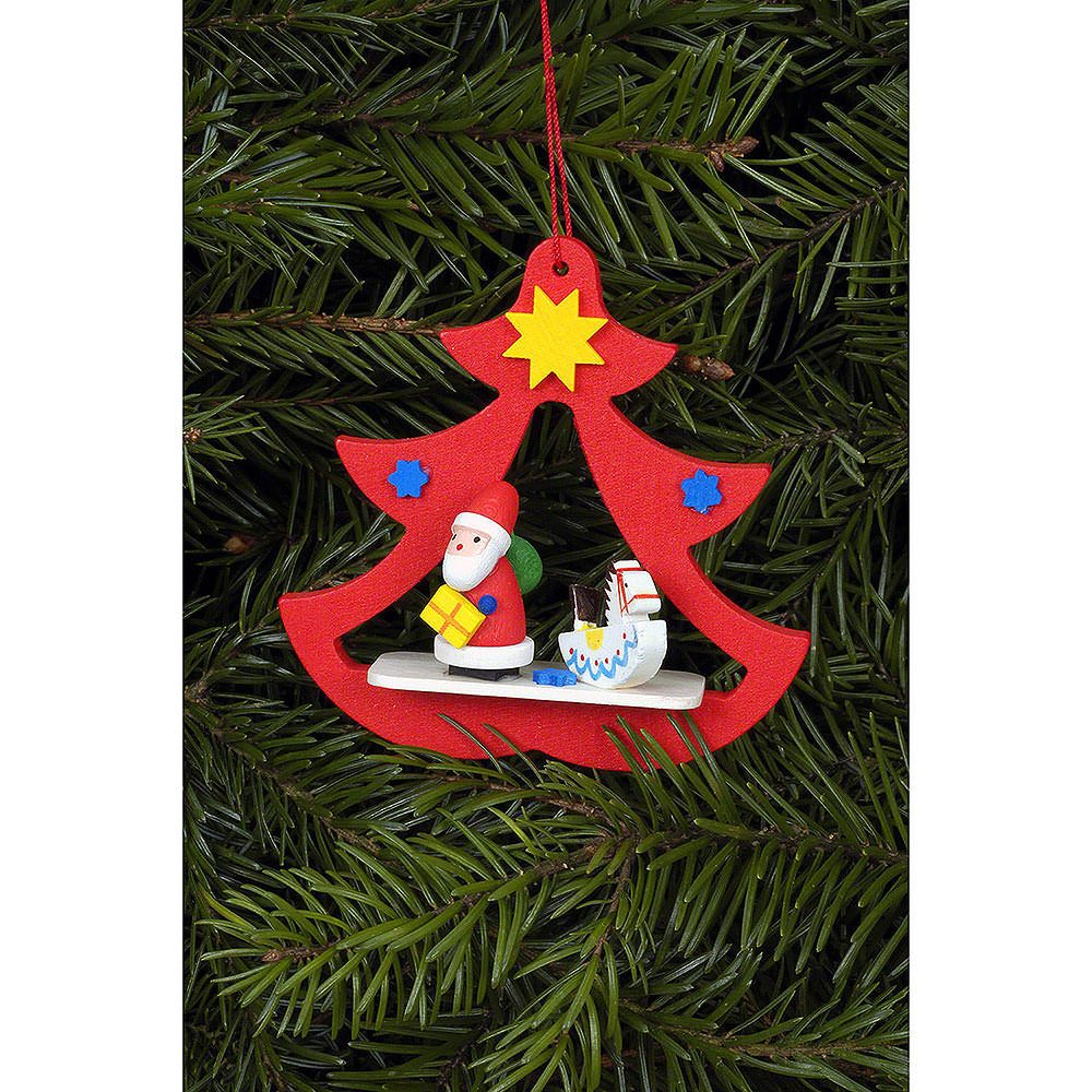 Christian Ulbricht Dekohänger Christbaumschmuck Nikolaus im Baum (7,2x7,1cm) von Christian Ulbricht