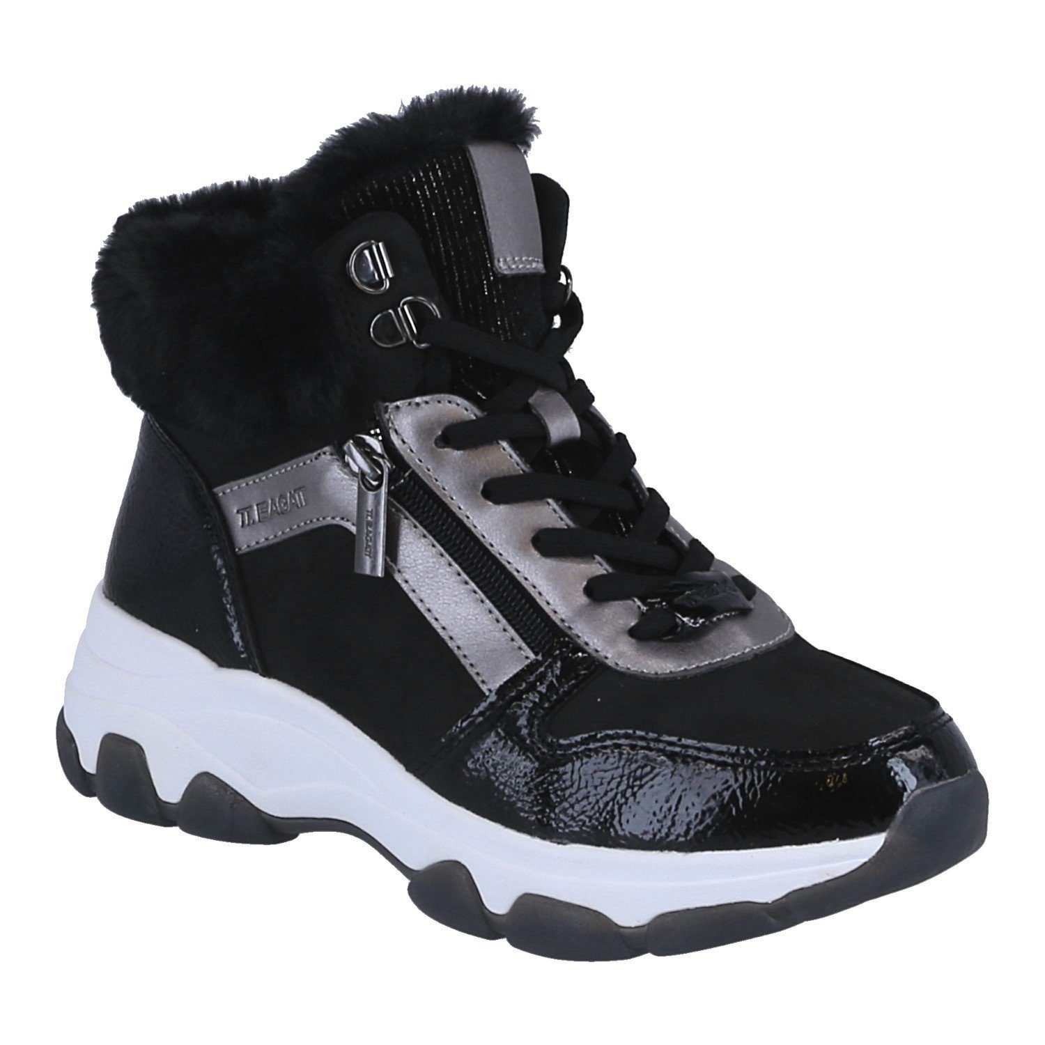 BAGATT D31-ANX51-5755 (gefüttert) schwarz/metallic Damen Winterstiefel