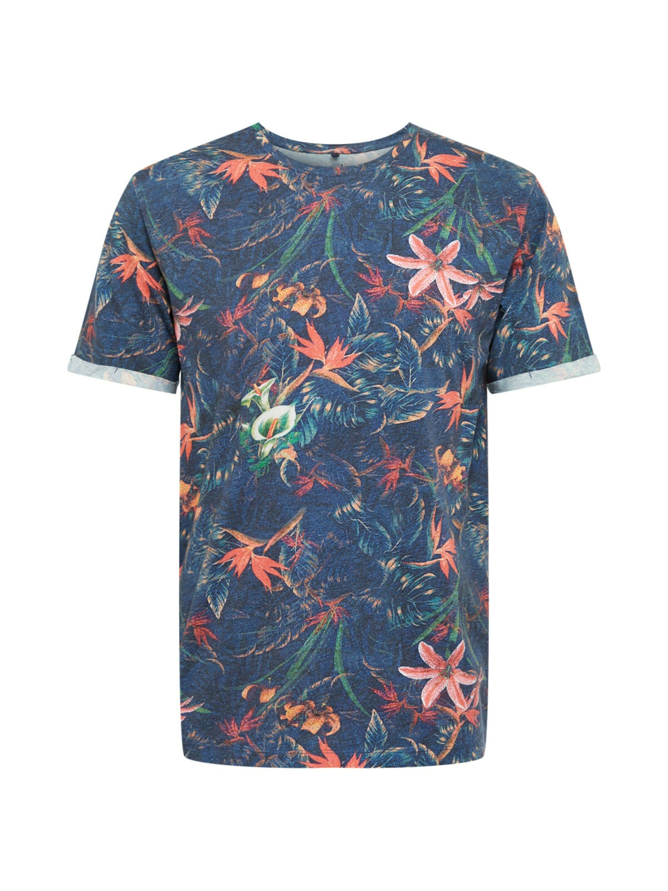 Key Largo T-Shirt MT JUNGLES (1-tlg) Dunkelblau