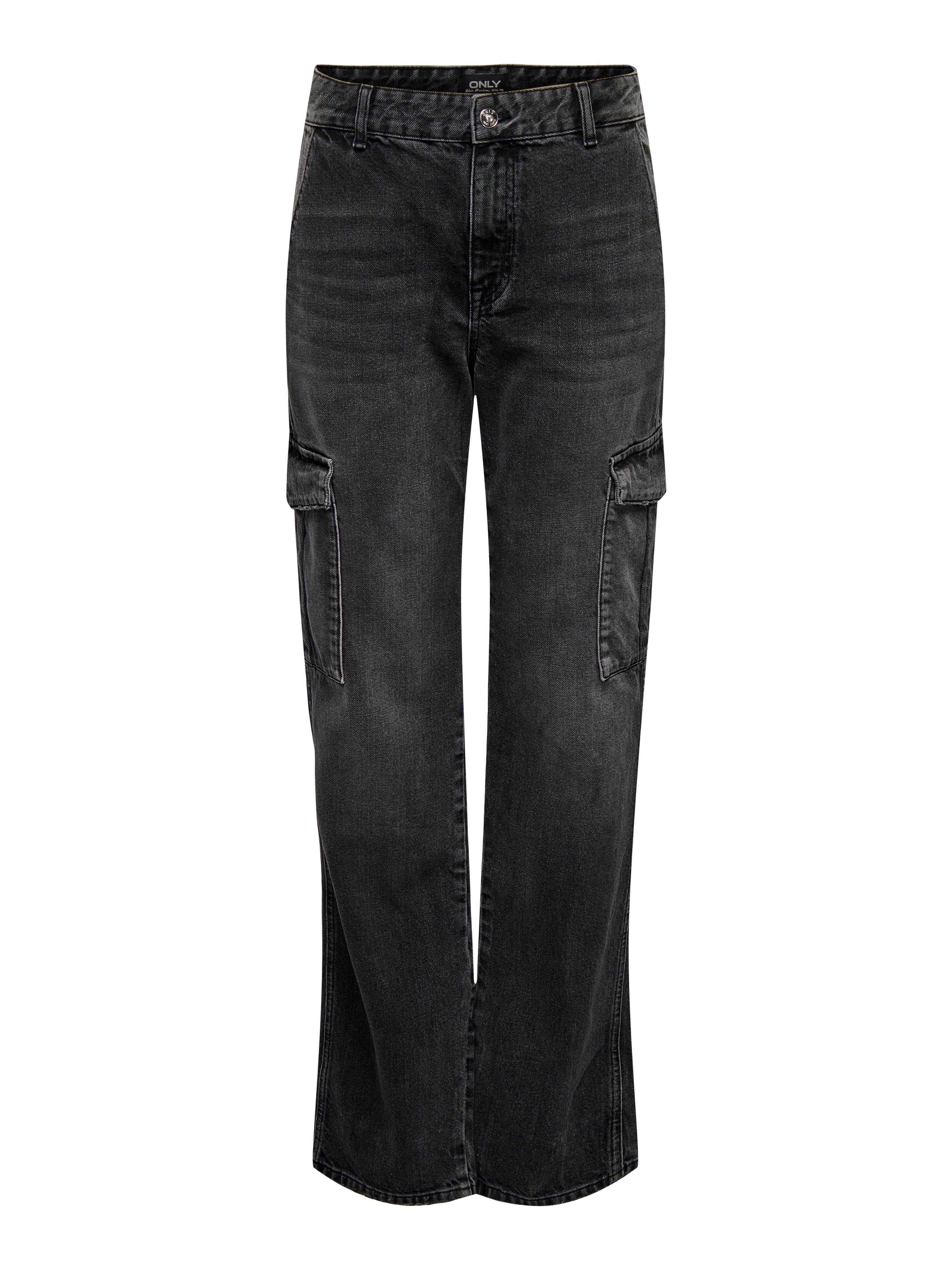 Only Damen Jeans ONLBLUSH MID FLARED TAI305 Blau - Medium Blue Denim günstig online kaufen
